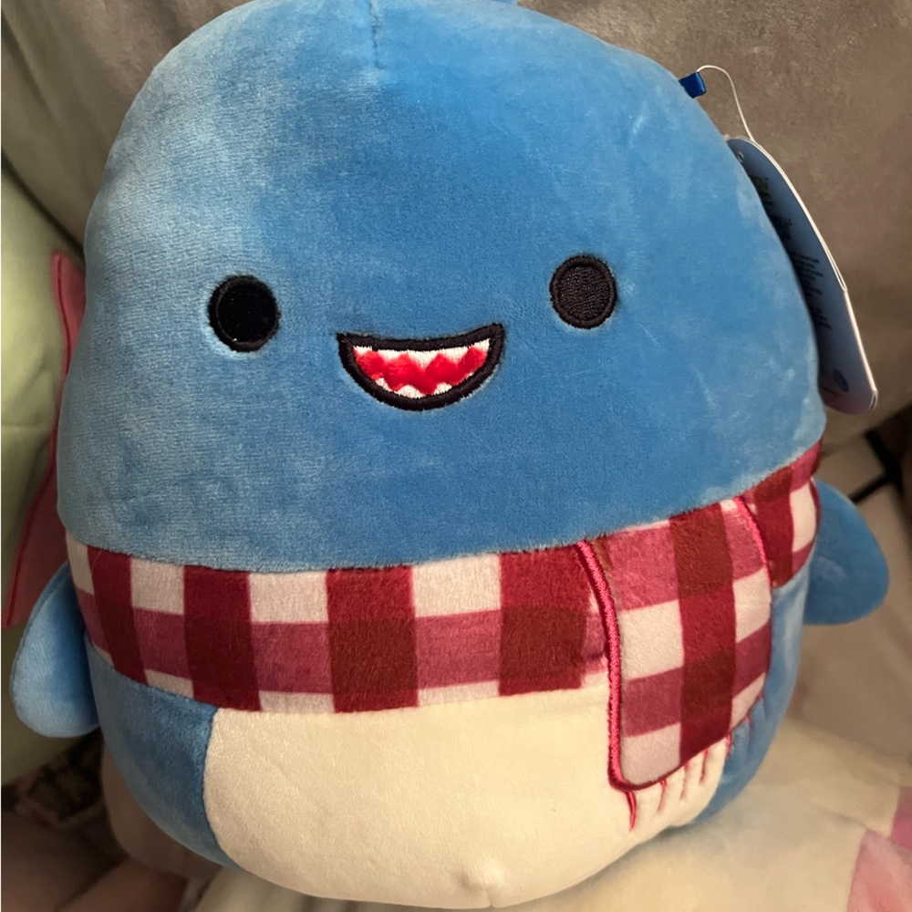 winter shark squishmallow